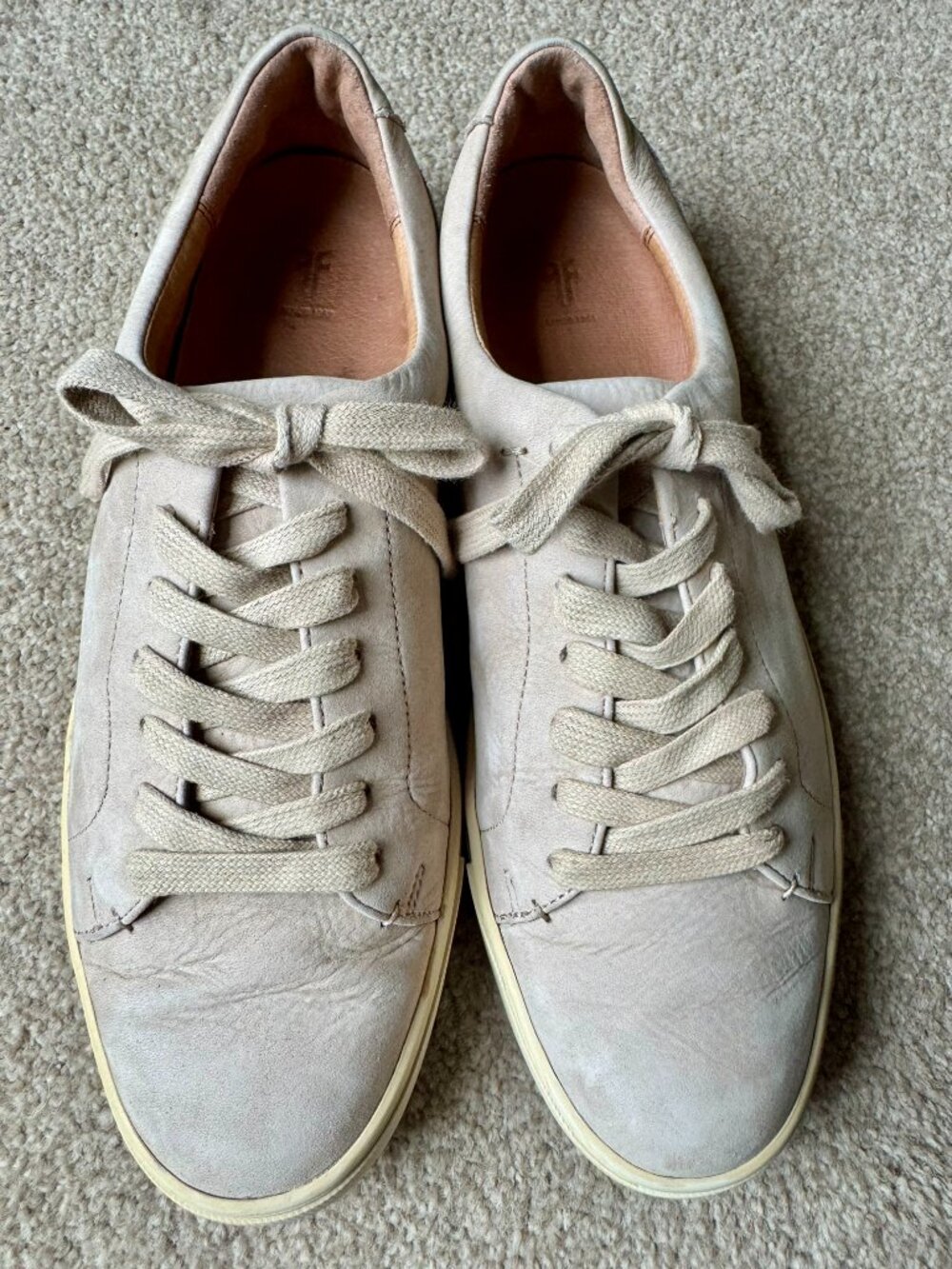 Frye Tan Suede Court Sneakers – Leather Men’s 9